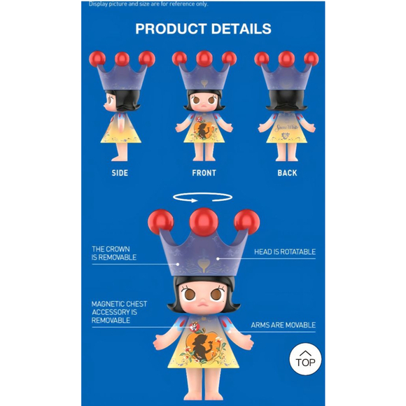 Authentic POPMART Mega Royal Molly Snow White - Picture 3 of 5